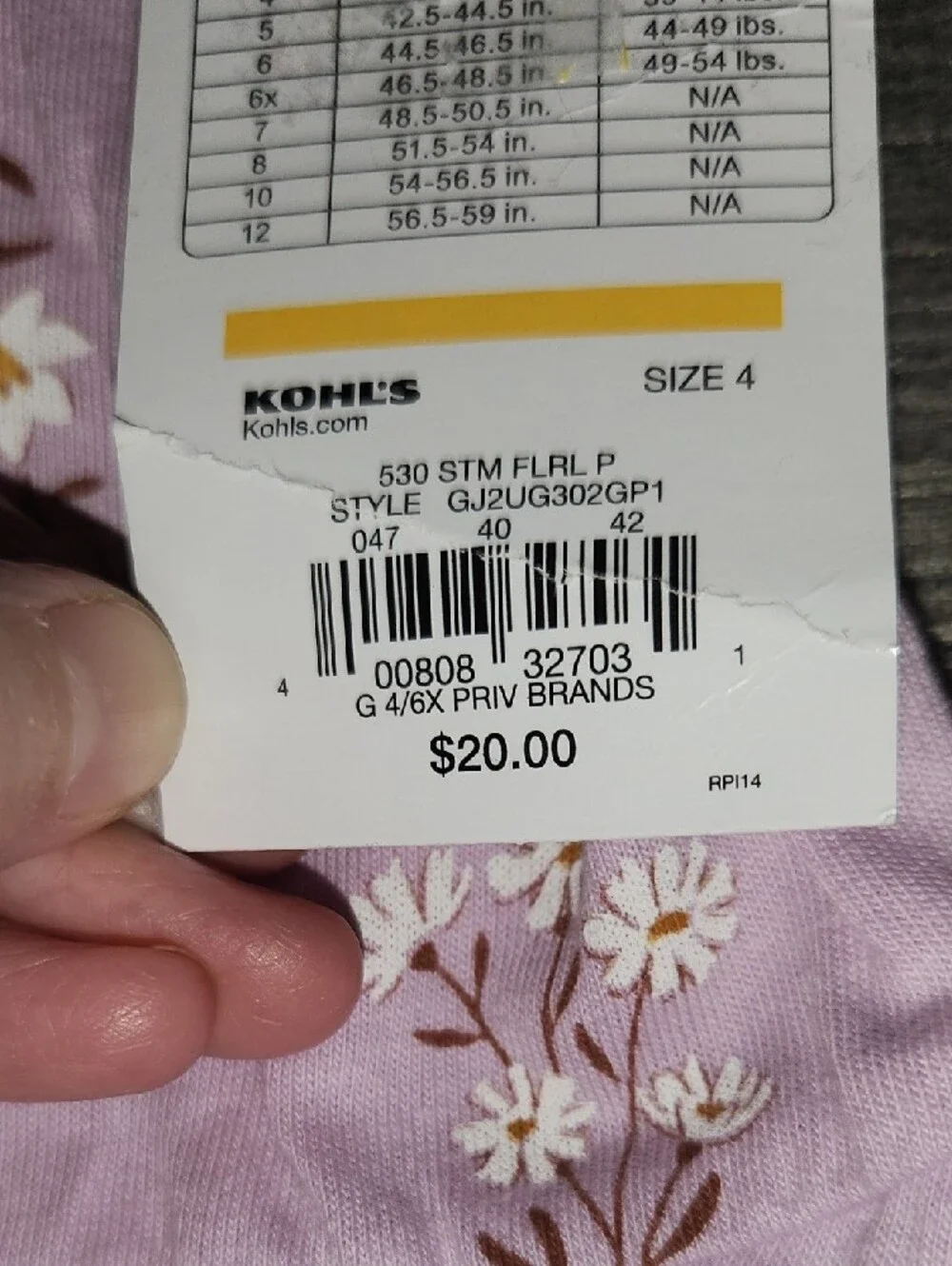 NWT jumping beans Light Pink Floral Short-Sleeve Twirl Dress